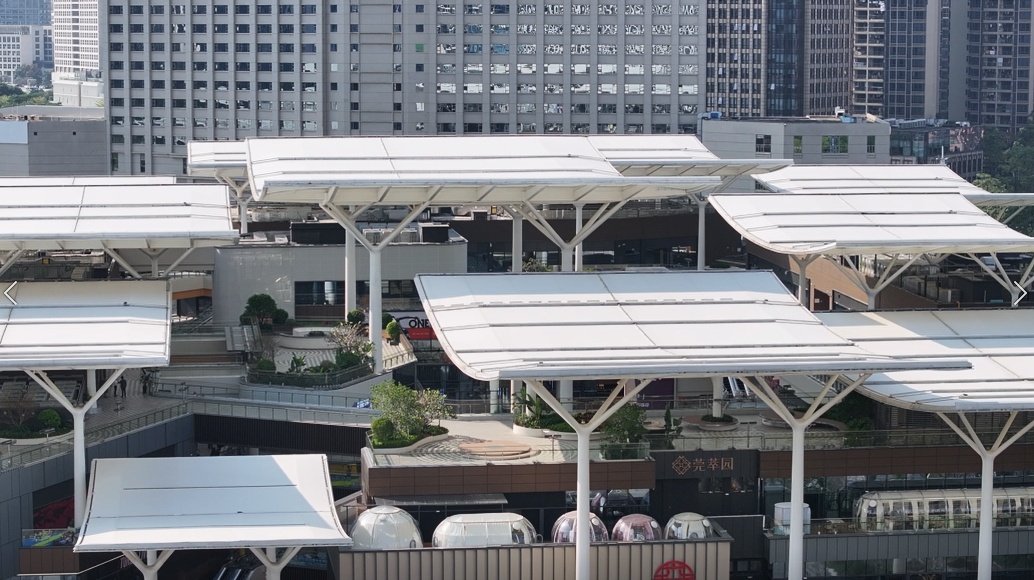 云顶国际—东莞市民服务中心三期PTFE膜结构工程